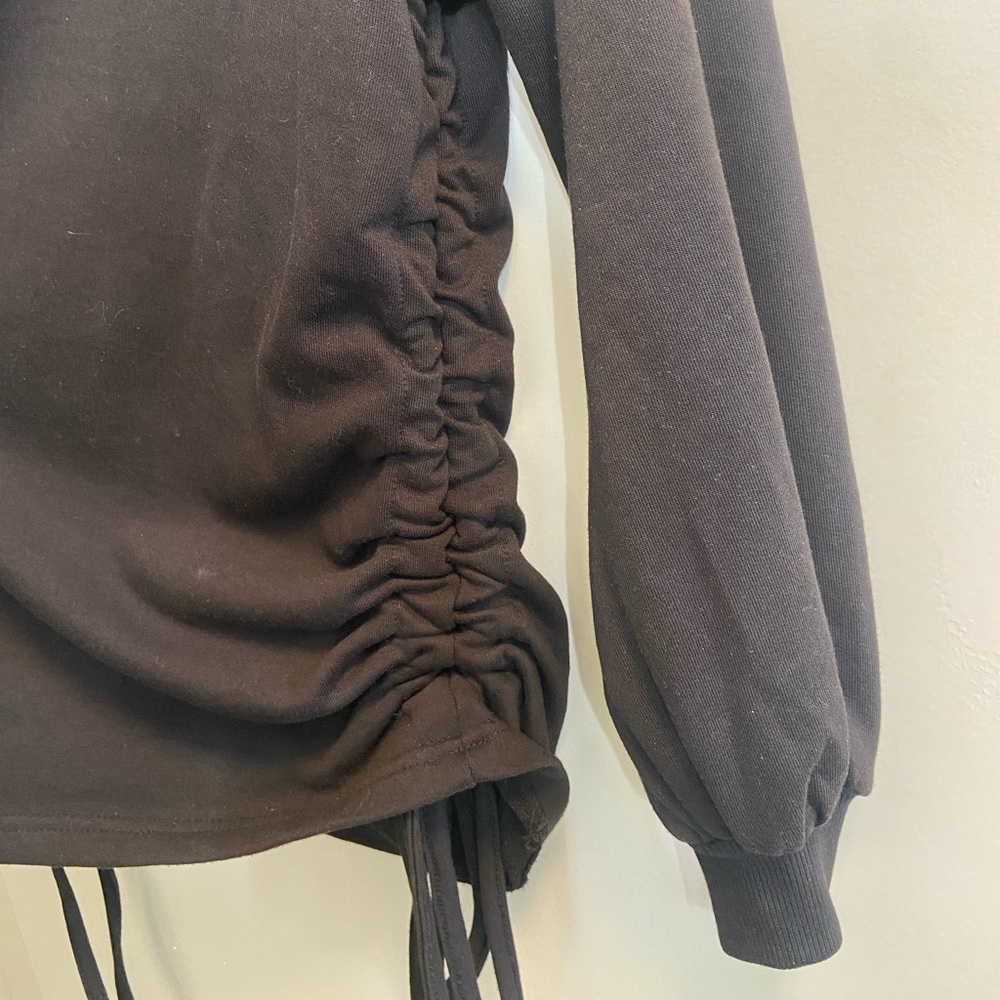 Nasty Gal Ruched Side Sweatshirt Dress - Picture 4 of 7
